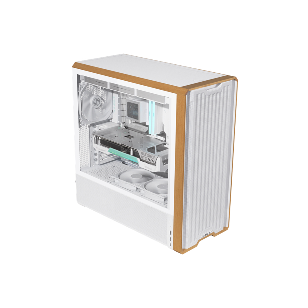 Lian Li LANCOOL 217 Micro-ATX Desktop Chassis [White/Black]