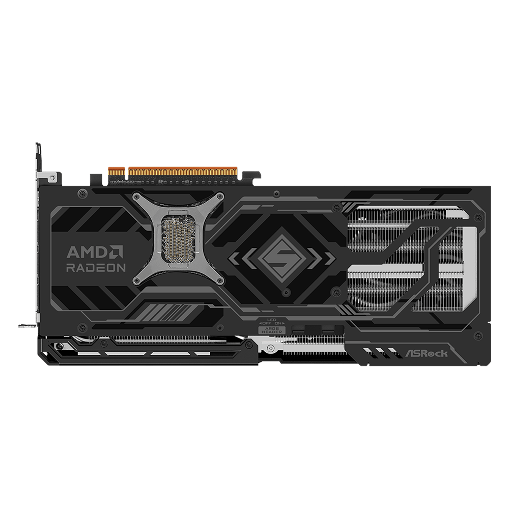 ASRock AMD Radeon™ RX 9070 XT Steel Legend Dark 16GB GDDR6 Graphic Card