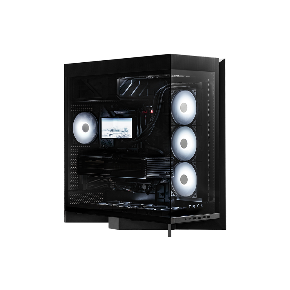 TRYX LUCA L70 Black E-ATX Desktop Chassis [Black/White]