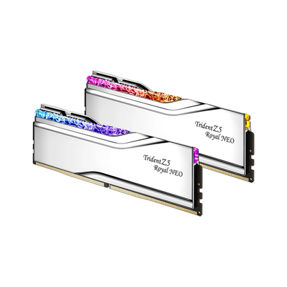 G.Skill Trident Z5 Royal Neo 64GB [2x32GB] 6000mHz DDR5 Desktop Memory - Silver