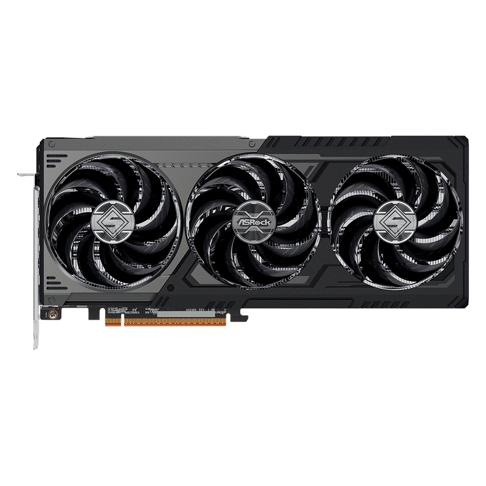 ASRock AMD Radeon™ RX 9070 XT Steel Legend Dark 16GB GDDR6 Graphic Card