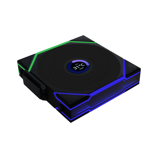 Lian Li UNI FAN TL Wireless LCD Reverse Blade 1 x 120MM Cooling Fan [Black/White]