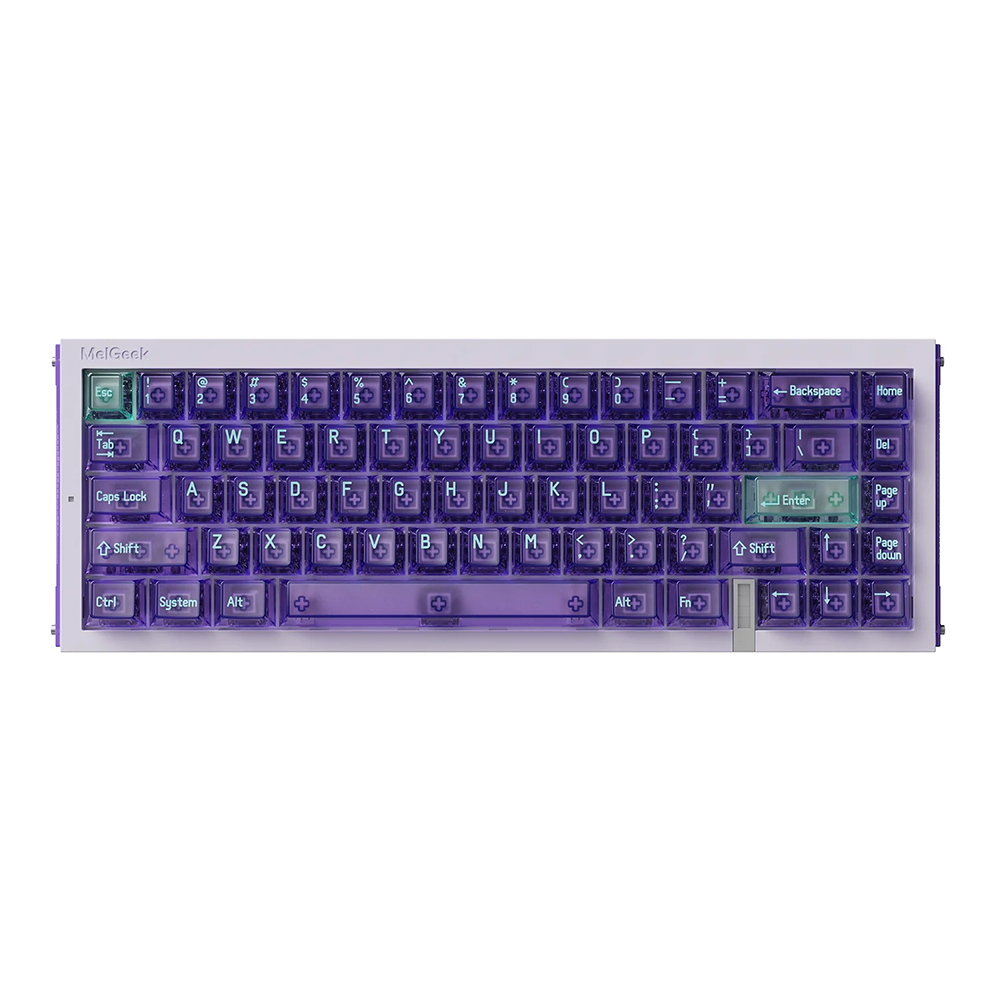MelGeek REAL67 Magnetic Keyboard [Calcium Gray/Potassium Purple/Sodium White/Silicon Gray]